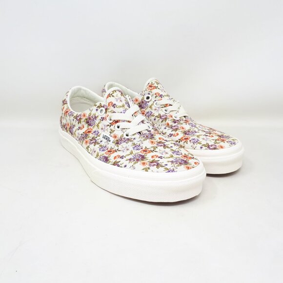 Vans Era Vintage Floral White Skate Authentic Casual Shoe Sneaker Womens 7 US - Picture 4 of 12